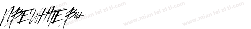 VIBE WHITE Bold字体转换